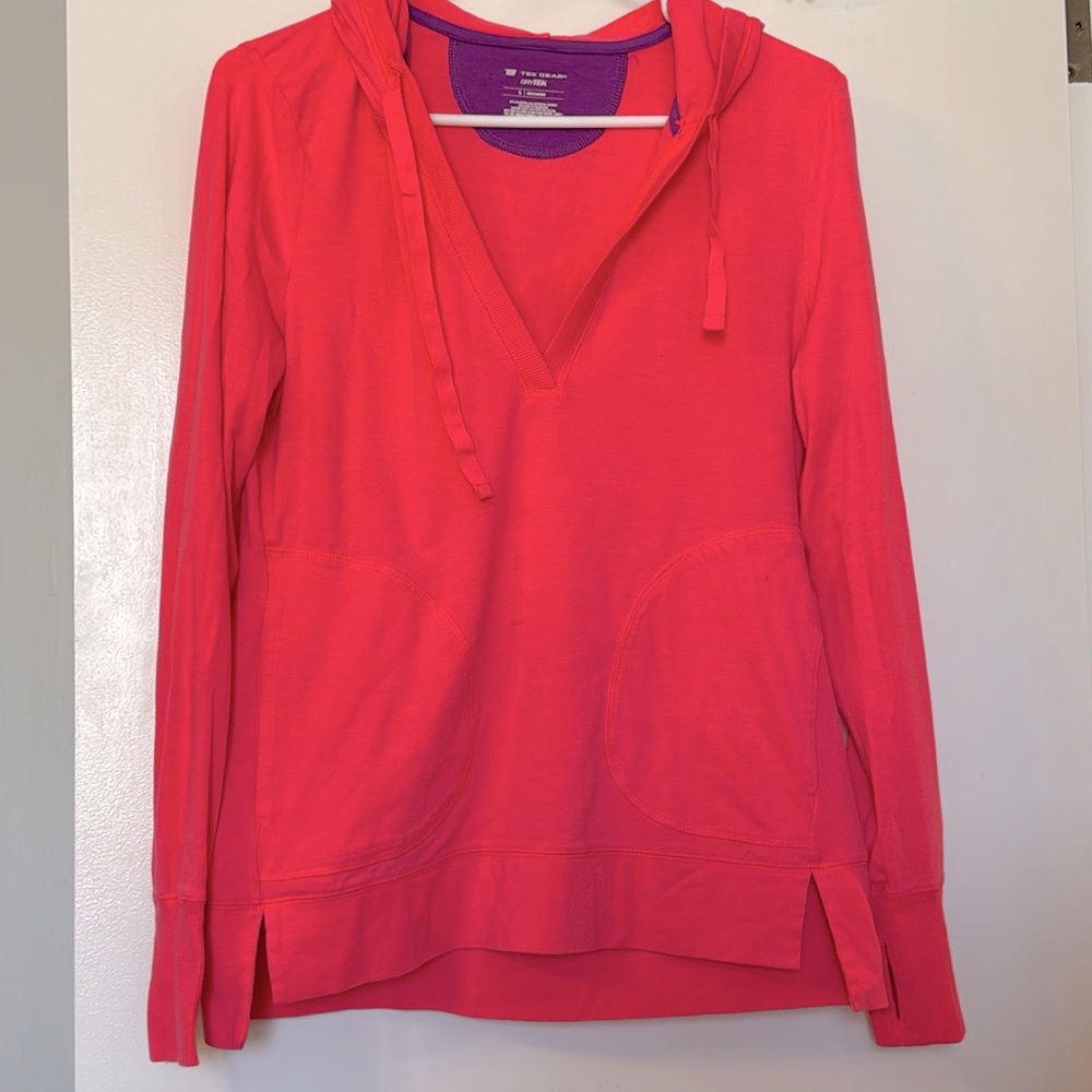 Tek Gear DryTek Hooded Long Sleeved Top